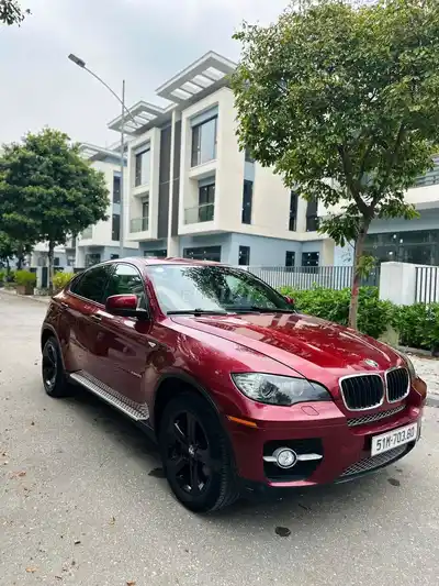 BMW X6 3.0 2008 красный