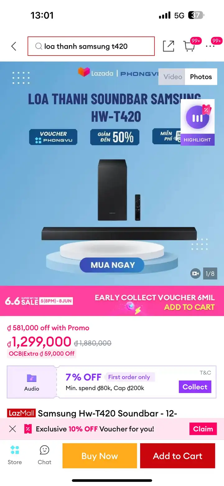 Саундбар Samsung HW-T420 и колонки Xiaomi Redmi