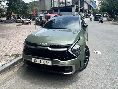 Kia Sportage 2022 2.0 Signature X-Line, зеленый хаки