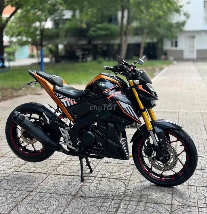 Yamaha TFX 150 2018 Черный, Оранжевый 40 000 км Госномер SG 9 хозяев