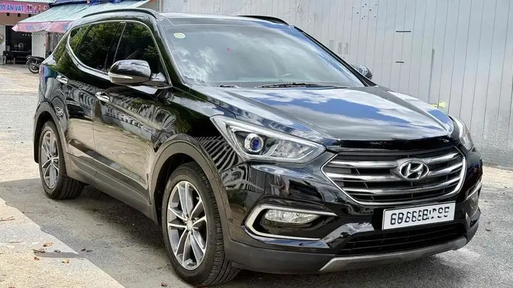 Hyundai Santafe 2018 Дизель Автомат Черный