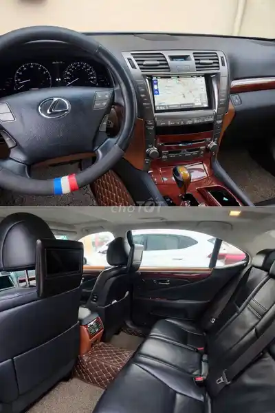 Lexus LS460 2007 Черный 100 тыс. км