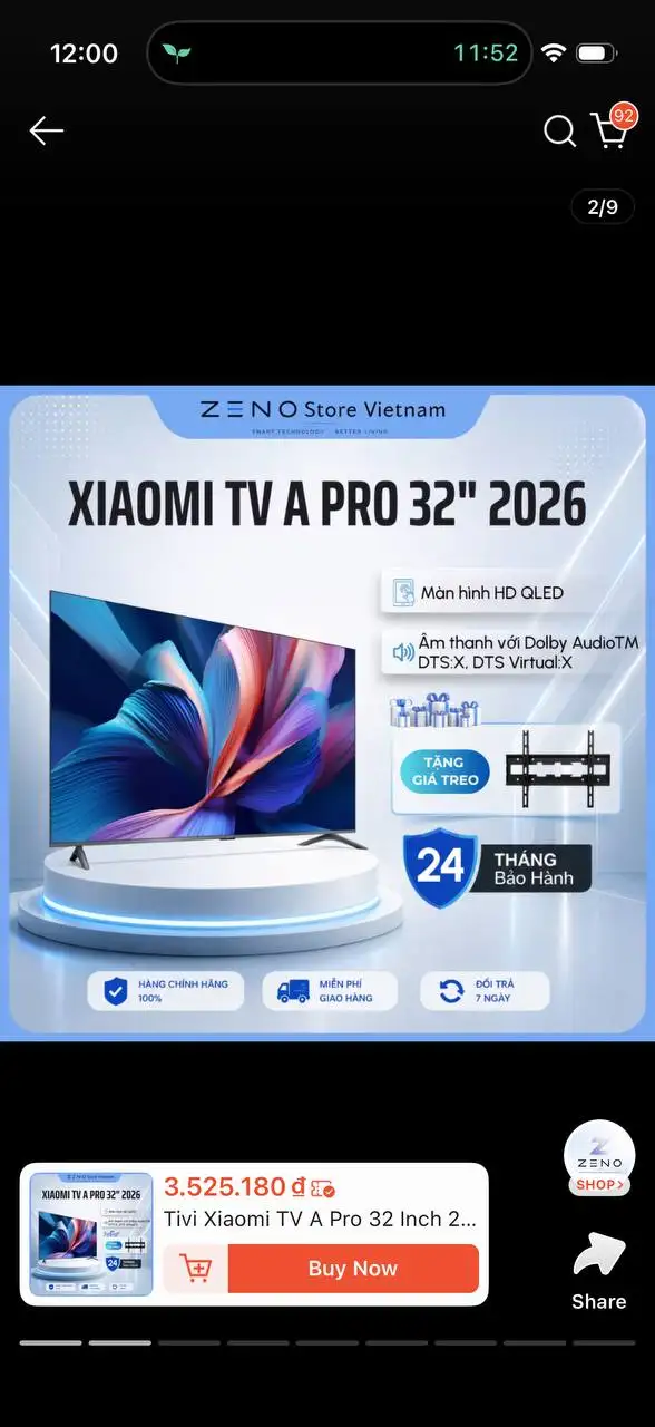 Телевизор Xiaomi TV A Pro 32" QLED
