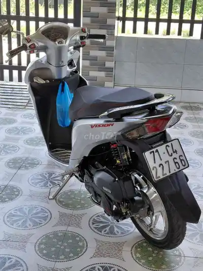 Honda Vision 2016, серебристый, много тюнинга