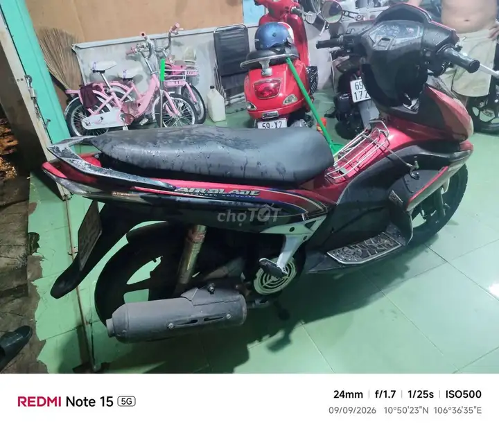 Honda Air Blade 2009, красный
