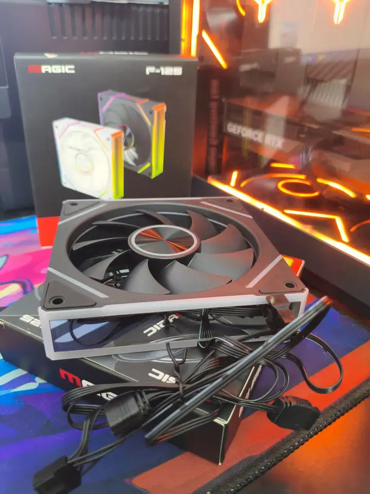 Башенный кулер JONSBO CR-1000 EVO RGB, 2 корпусных кулера MAGIC F-125, корпус XIGMATEK Pano M Nano 3GF