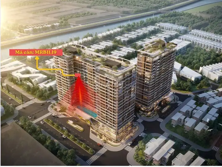 Квартира 1сп+ в Regal Complex, Дао Дуи Тунг, 67м2, 2 санузла, вид на Нгу Хан Сон