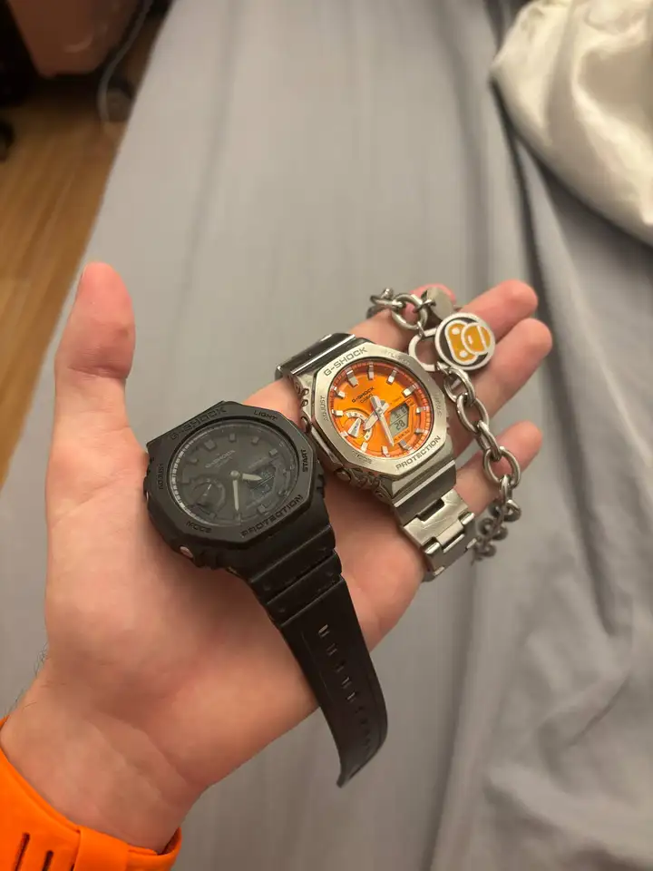 Оригинальные G-Shock и браслет BAPE