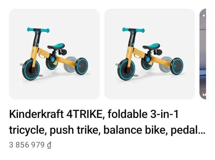 Детский велосипед Kinderkraft 3 в 1