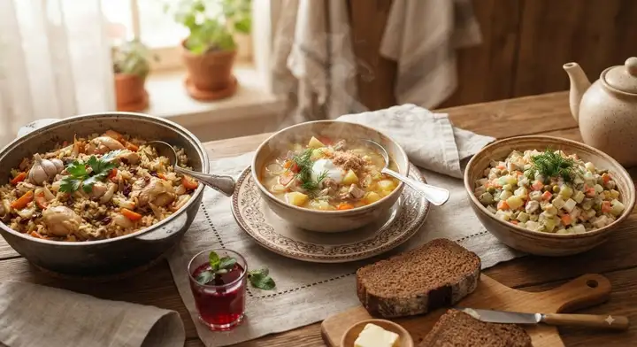 Горячие обеды домашней кухни