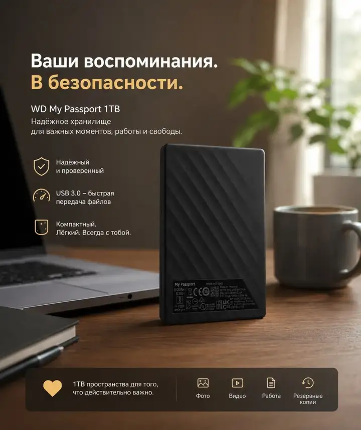 WD My Passport 1TB