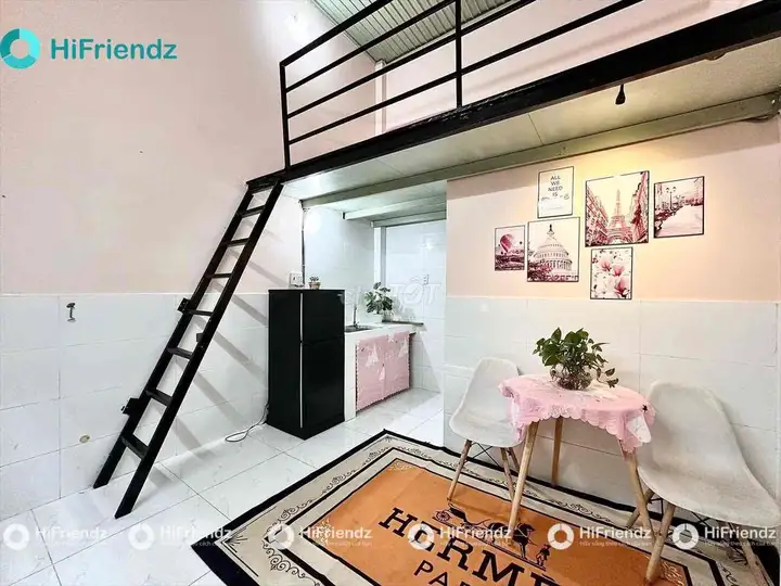 Duplex высокий этаж Phan Văn Trị рядом с IUH, VLU ✅ Есть кондиционер
