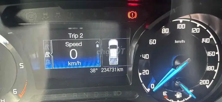 Ford Ranger 2017, синий