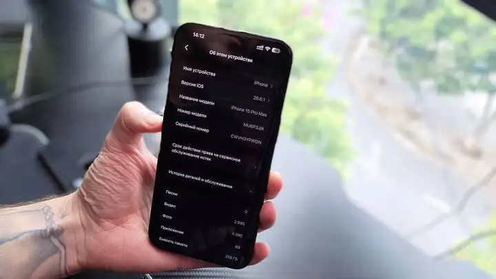 iPhone 15 Pro Max 256 GB Black Titanium
