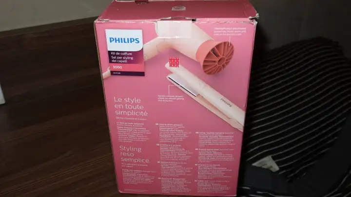 Philips набор фен + 2 насадки + плойка