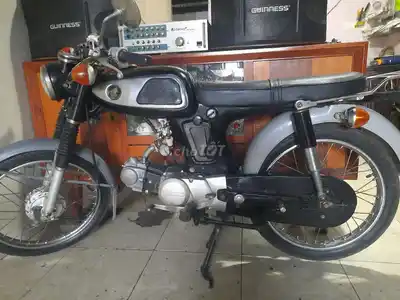 Honda 67, 1967, черный и серебристый