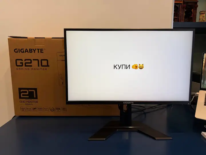 Монитор Gigabyte G27Q-EK и кресло Manson Atum Black