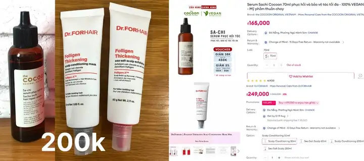Комбо для волос Dr. Forhair, вешалка, мультиварка Coex, кошелек, рюкзак