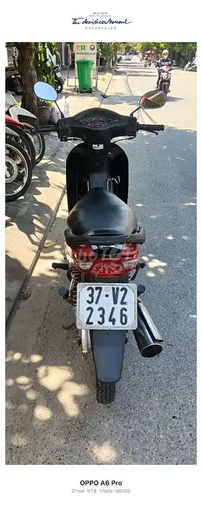 Honda Wave Alpha красно-черная