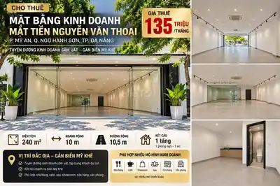 Аренда помещения на Нгуен Ван Тхоай 240м² – фасад 10м