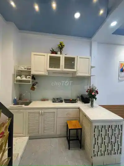 Новый красивый дом, этаж + мансарда, 2 спальни, 2 санузла, Xo Viet Nghe Tinh, p21, Q.Binh Thanh