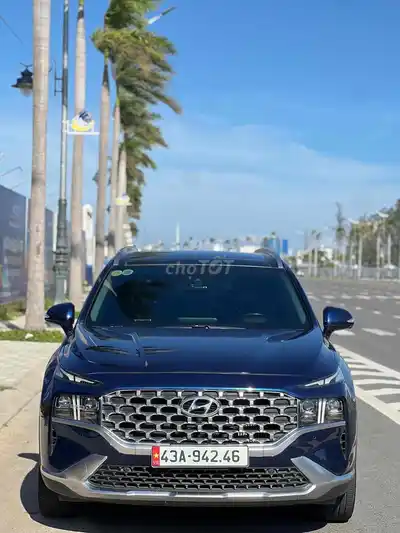 Hyundai Santafe 2021 2.2D Premium Синий 90000 км