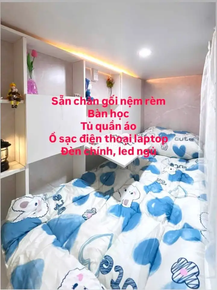 Аренда комнаты Lux Dorm в районе Хай Тяу, рядом с университетом Донг А, цена 1.400k