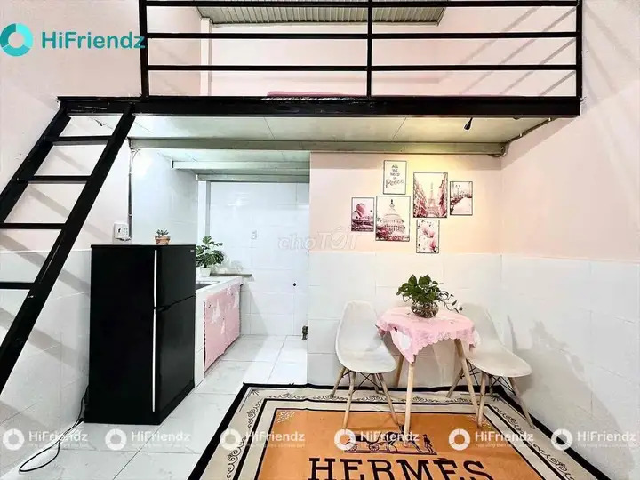 Duplex высокий этаж Phan Văn Trị рядом с IUH, VLU ✅ Есть кондиционер