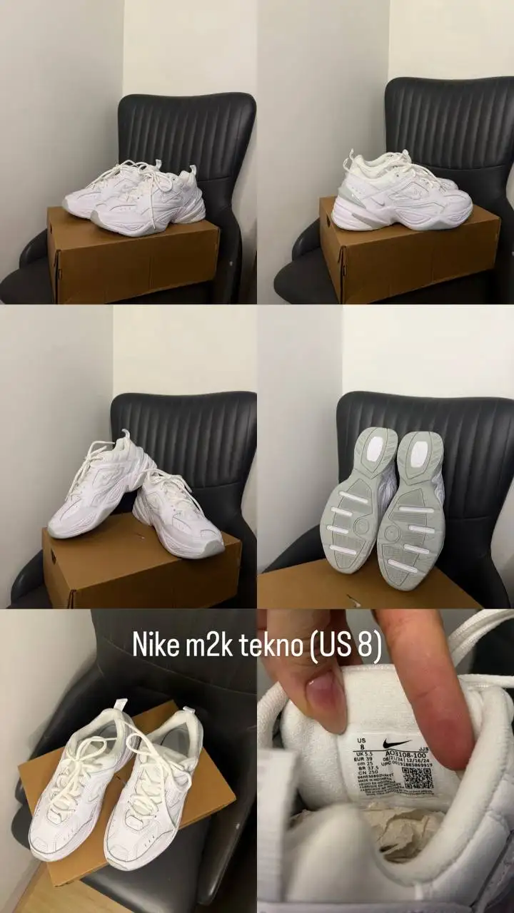 Adidas Vl Court Bold, Nike Calm Elevation, Nike M2K Tekno