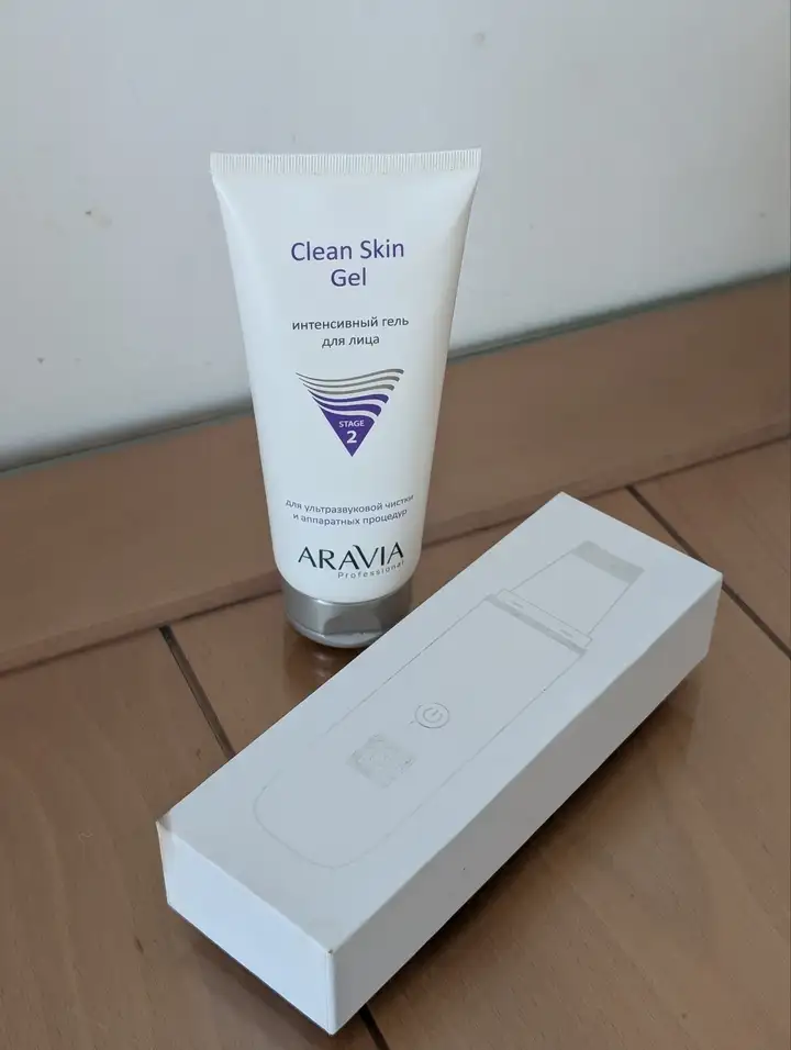 Набор для УЗ-чистки лица Doctor Comfort + гель ARAVIA
