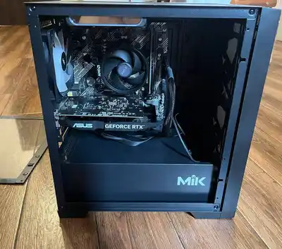 Игровой ПК Ryzen 5 5500, RTX 3050, 16GB + монитор MSI 27"