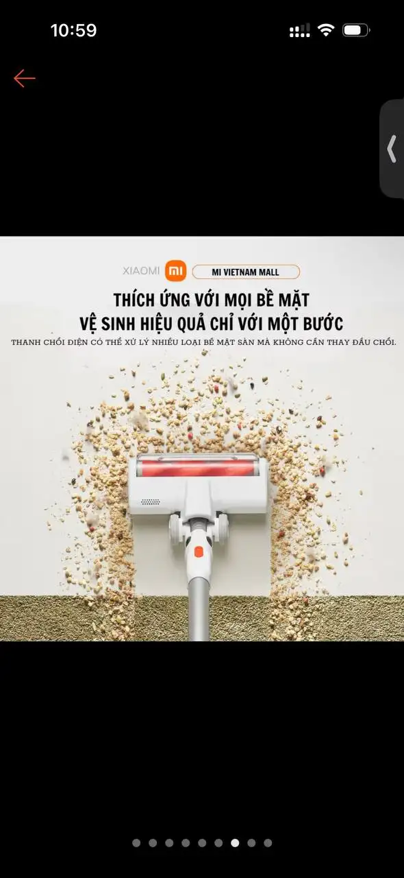 Беспроводной пылесос XIAOMI с коробкой
