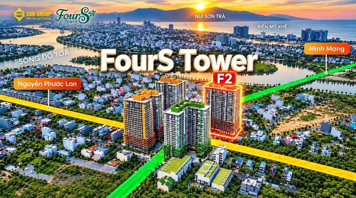 Апартаменты в районе Хоа Суан в FourS Tower от 1.9 млрд