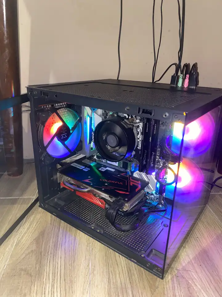 Игровой компьютер Ryzen 5 5500, GTX 1660 SUPER, 16 ГБ, SSD 500 ГБ