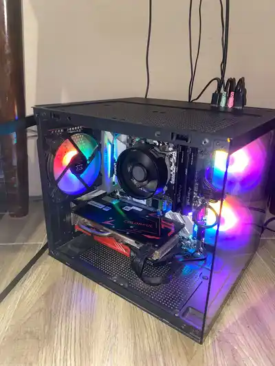 Игровой компьютер Ryzen 5 5500, GTX 1660 SUPER, 16 ГБ, SSD 500 ГБ
