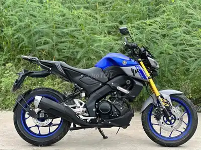 Yamaha MT-15 2024 5000 км сине-серо-черный