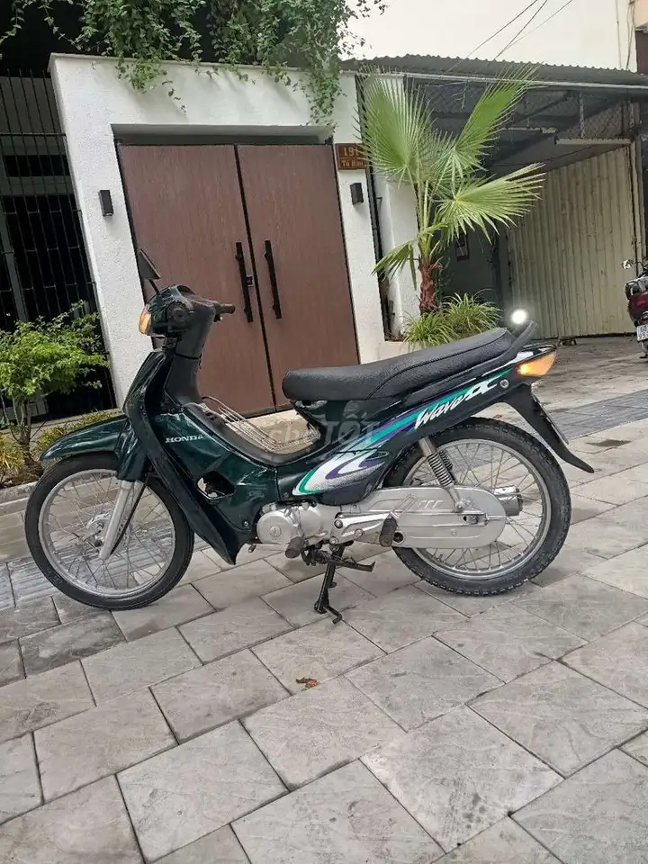 Honda Wave черно-зеленый