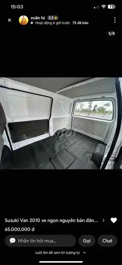 Suzuki Van 2010 Белый