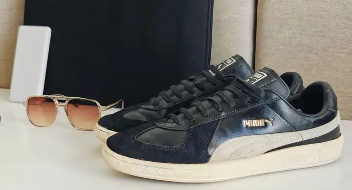 Сумка для ноутбука, микрофон Boya, портативная зарядка Xiaomi, очки, кроссовки Puma