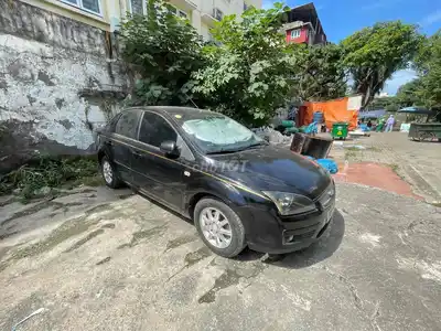 Черный Ford Focus, с пробегом