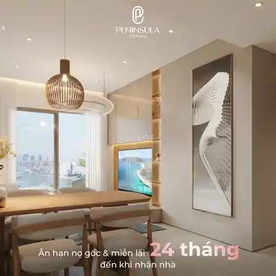 Трансфер квартиры с 2 спальнями на 15 этаже с видом на реку в проекте Peninsula Da Nang