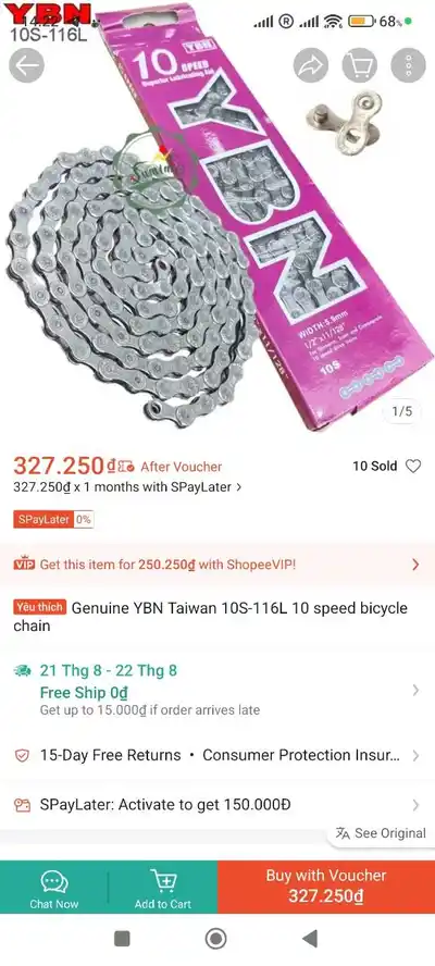 Комплект трансмиссии Shimano / YBN