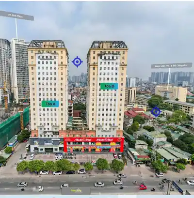 Аренда квартиры с 2 спальнями в Big Tower Ми Динь, с мебелью