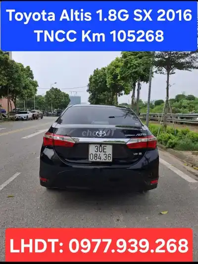 Toyota Corolla Altis 2016 1.8G 105.268 км