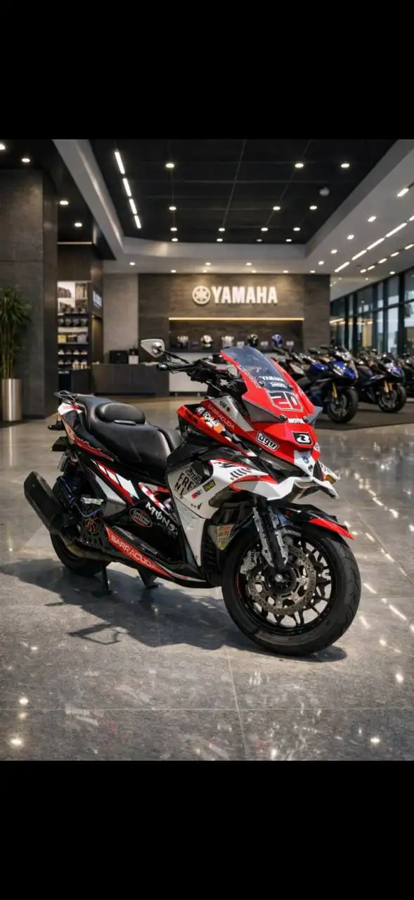 Yamaha NVX 155 в тюнинге Barracuda