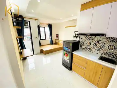 Студия с балконом, переулок 67 Тхай Тхинь