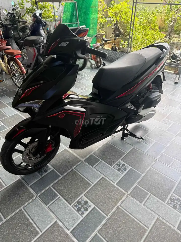 Honda Air Blade 2018, черный матовый, 125cc