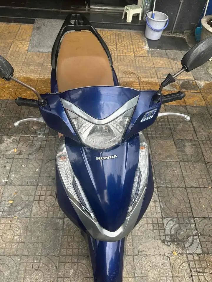 Honda Lead, синий, скутер