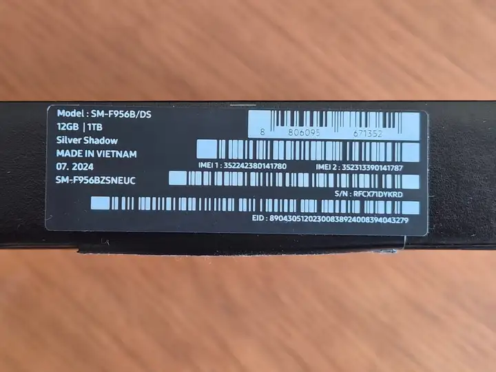 Samsung Galaxy Z Fold6 12GB/1TB