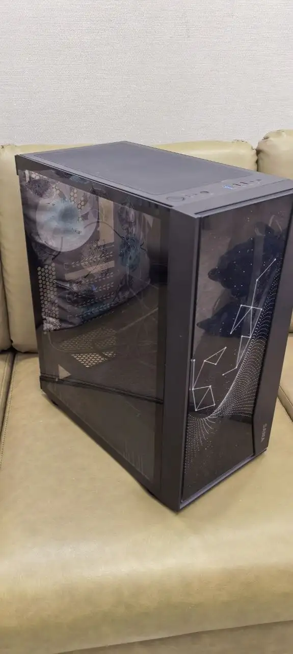 Корпус SAMA Magic ATX с вентилятором GameMax FN-12 Rainbow-C9 RGB
